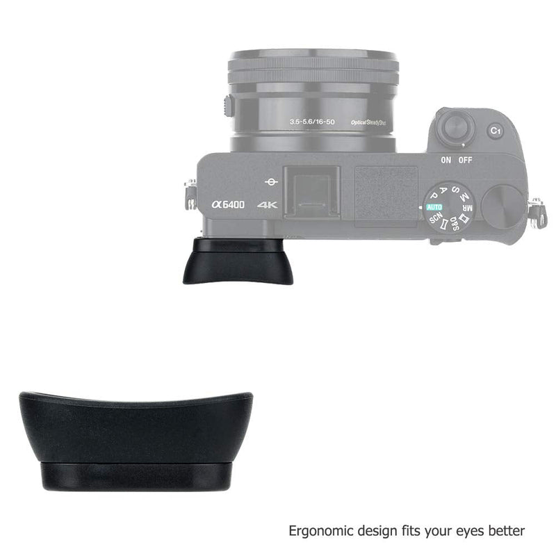 Soft Silicon Camera Viewfinder Eyecup Eyepiece Eyeshade for Sony A6600 A6500 A6400 Eye Cup Protector Replaces Sony FDA-EP17 for A6400 A6500 A6600