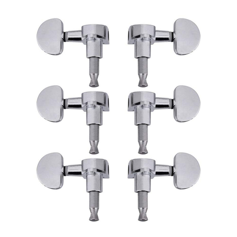 Guitar Tuning Peg 3L+ 3R Locking String Tuning Key Pegs Tuners Set Replacement Electric Acoustic Guitars