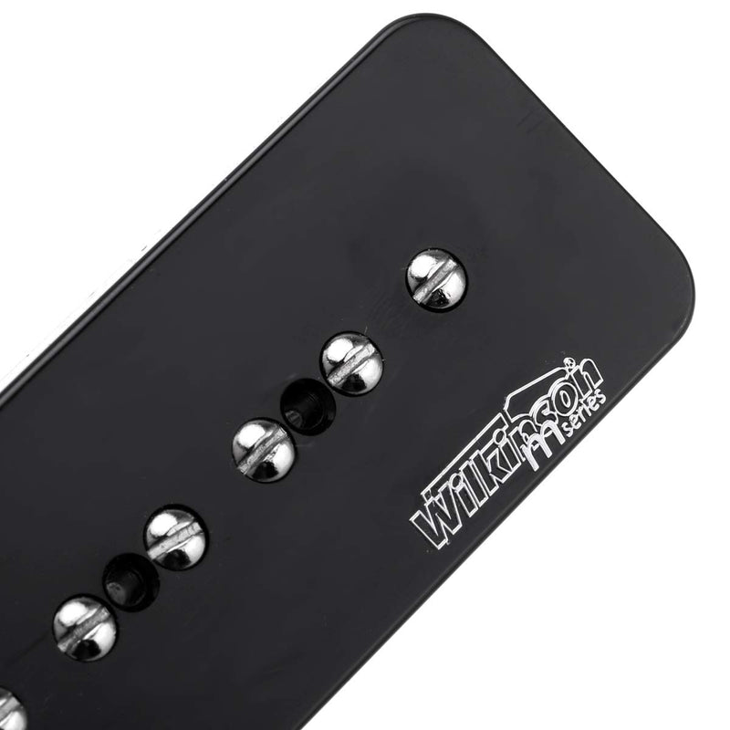 Wilkinson M Series Alnico 5 P90 Soapbar Neck Pickup for Les Paul/SG Electric Guitar, Black