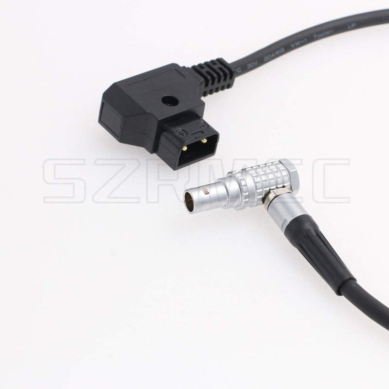 SZRMCC D tap to 0B 2 Pin Power Cable for SmallHD 503 703 Teradek Bolt 300 500 600 (Right Angle, 50cm) Right Angle