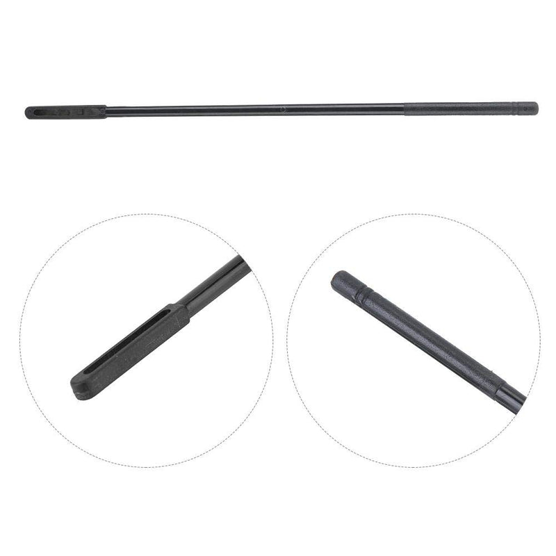 Vbest life Black ABS Flute Cleaning Stick, Plastic Flute Cleaning Rod Flute Cleaning Sticks Rod Woodwind Instruments Flute Sticks(Long)