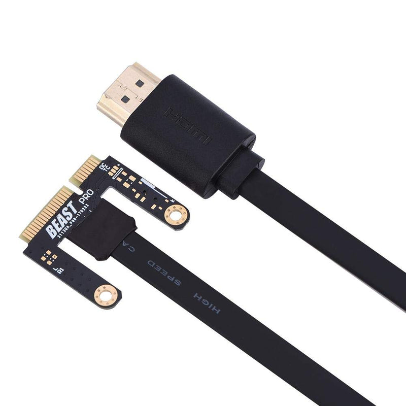 HDMI to Mini PCI-E Cable, EXP GDC Beast External HDMI to PCI-E Graphics Card Separate Interface Cord Adapter for Computer Accessories
