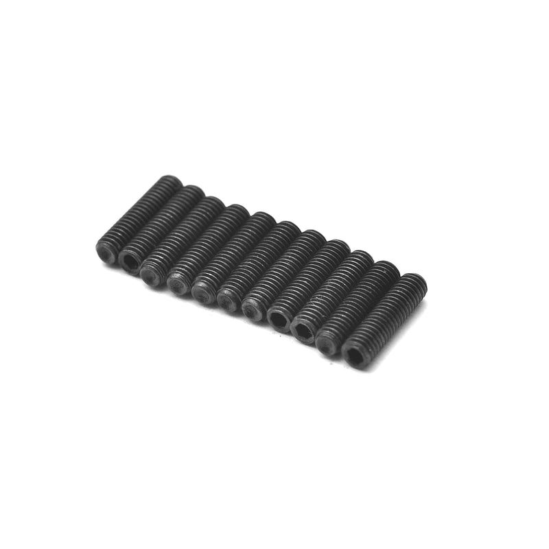 SAPHUE 12 Pack Electric Guitar Saddle Bridge Hexagon Screw suit for Tremolo Systems Electric Bass Guitar Music Instrument Parts (12mm, Black)