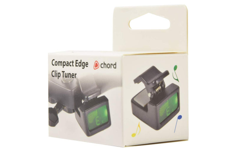 Chord | Low-profile Headstock Clip-on Tuner | Guitar, Bass or Ukulele