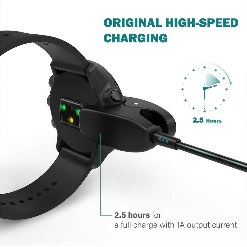 TUSITA Charger Compatible with Suunto 3 Fitness,Suunto 5, Traverse, Kailash, Spartan Trainer, Ambit 1 2 3 - USB Charging Cable 100cm - Smartwatch Accessories