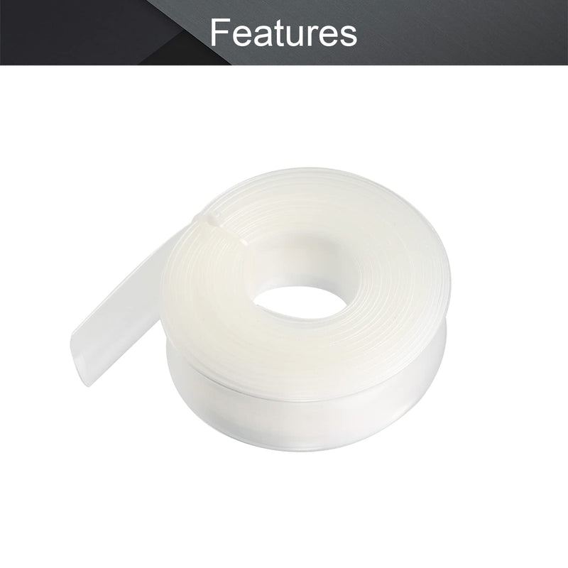 Othmro 16mm x 4m (Dia x L) PE Industrial Heat-Shrink Tubings,2:1 Electrical Wire Cable Wrap Assortment Electric Insulation Shrink tubing for Wires Cable Bonding Transparent Clear 16mm Diameter 4M Length