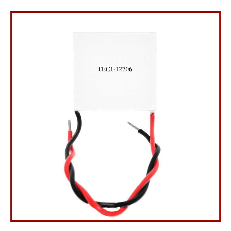 Acxico 10Pcs TEC1-12706 Semiconductor Refrigeration Tablets Heatsink Thermoelectric Cooler Cooling Peltier Plate Module 40x40MM