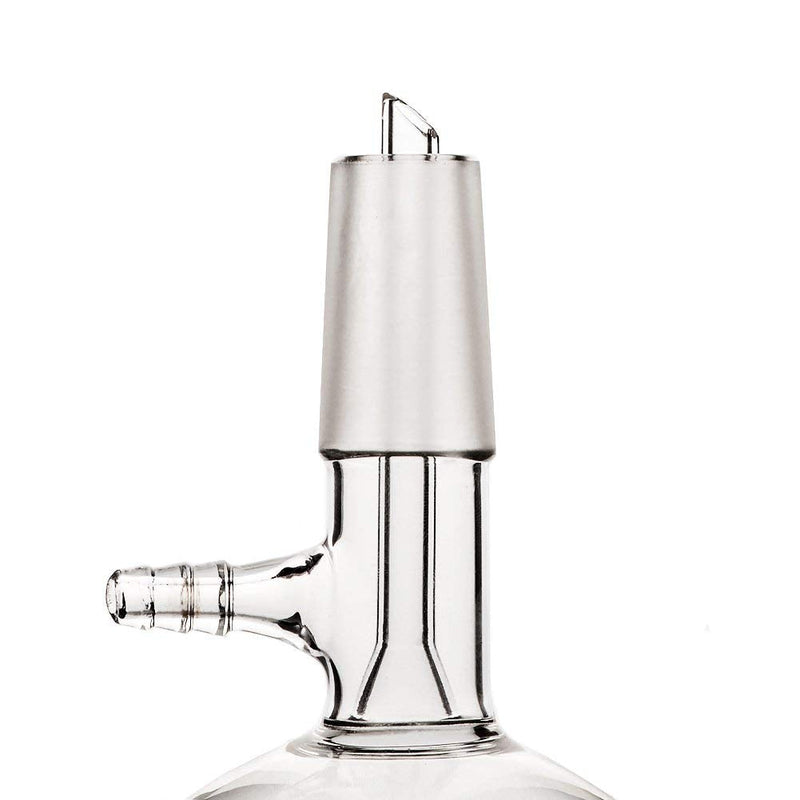 StonyLab Borosilicate Glass Buchner Filtering Funnel with Coarse Frit(G1), 46mm Inner-Diameter, 60mm Depth, with 24/40 Standard Taper Inner Joint and Vacuum Serrated Tubulation (60ml) 60 mL