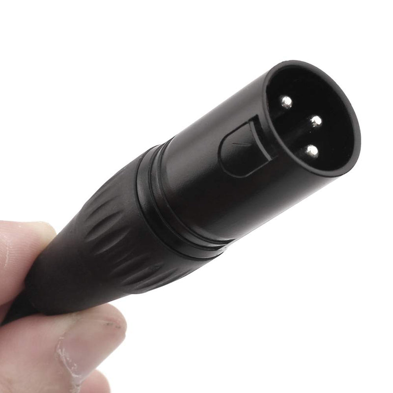 NANYI 3.5 mm TRS Stereo Plug to XLR Plug Interconnect Audio Microphone Cable Suitable for iPod Mobile Phone Active Speaker Stage DJ Studio Audio Console 10 Metres