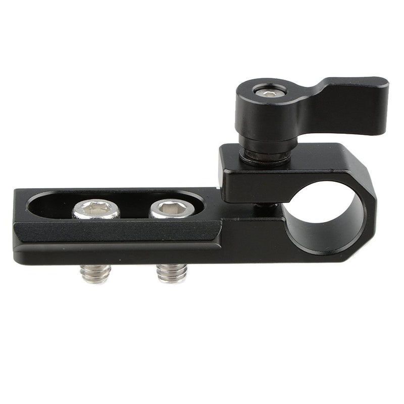 CAMVATE 15mm Single Rod Clamp with NATO Rail(Black)