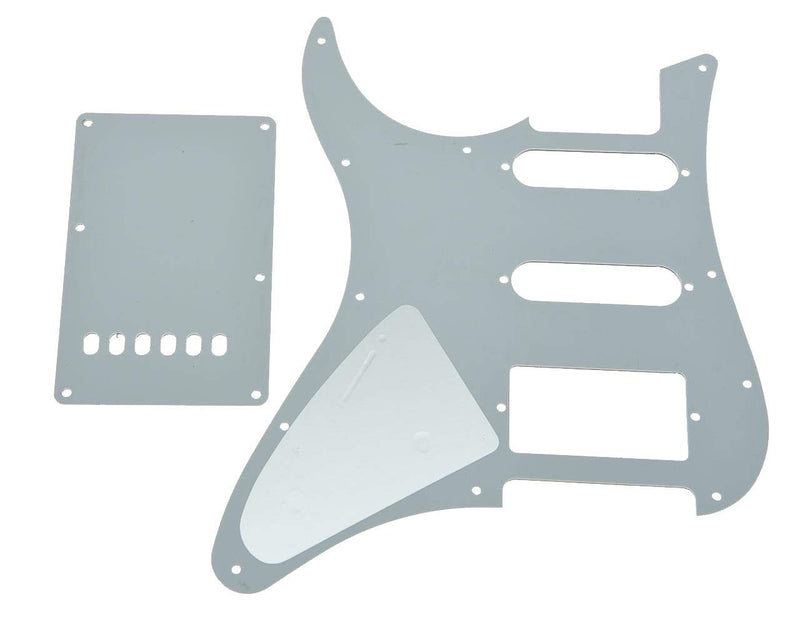 KAISH Guitar HSS Pickguard and Tremolo Trem Cover Back Plate fits Yamaha PACIFICA Guitar White Pearl