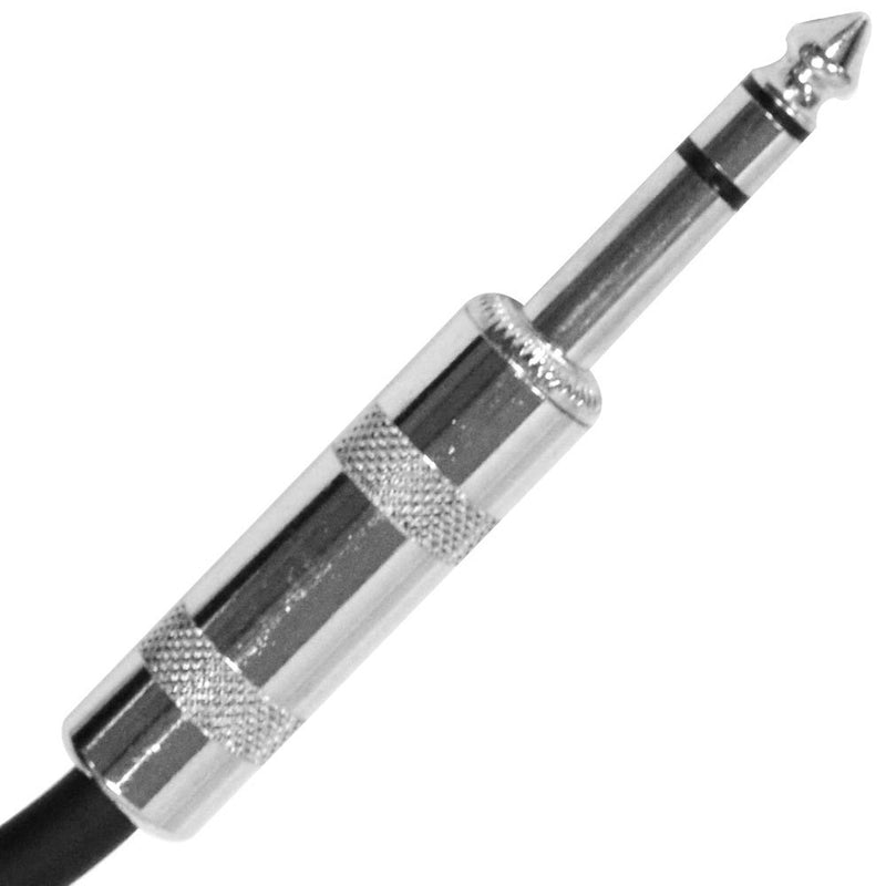 [AUSTRALIA] - Seismic Audio - SATRXL-M6 - Black 6' XLR Male to 1/4" TRS Patch Cable 