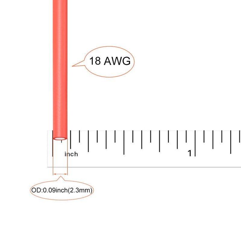 [AUSTRALIA] - uxcell Silicone Wire 18 AWG Ultra Flexible 600V Electric Wire Strands of Tinned Copper Wire 3 ft 9 Colors 