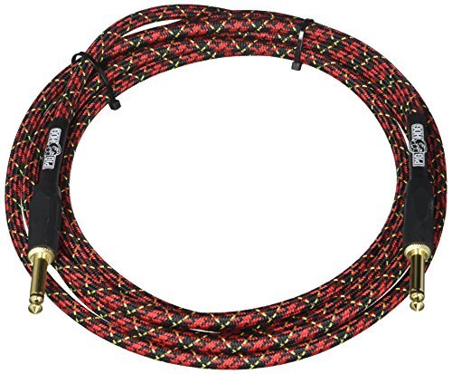 [AUSTRALIA] - Pig Hog PCH10PL 1/4" to 1/4" Tartan Plaid Guitar Instrument Cable, 10 Feet 