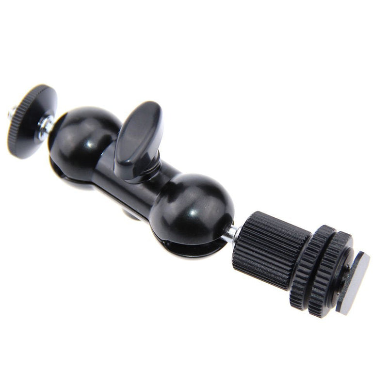 CAMVATE 360°Swivel Ball Head w/1/4 Screw + Hot Shoe Mount for DSLR Camera DV LED Light - 1161
