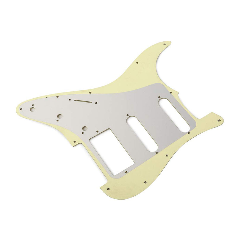 Alnicov 3Ply SSH Electric Guitar Pickguard Scratch Plate and Back Plate Set for Electric Guitar,Mint Green