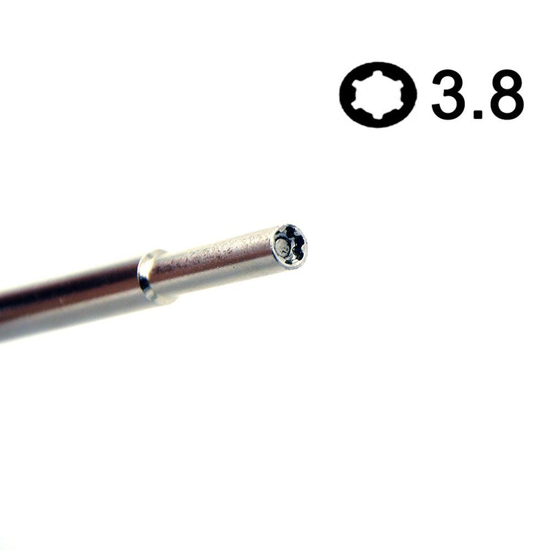 Ninthseason 3.8mm + 4.5mm + Trigram Triwing Security Screwdriver Bit Tool Set for Nintendo NES SNES N64 Game Boy Vintage Games and Consoles 3.8mm + 4.5mm + trigram triwing Screwdriver