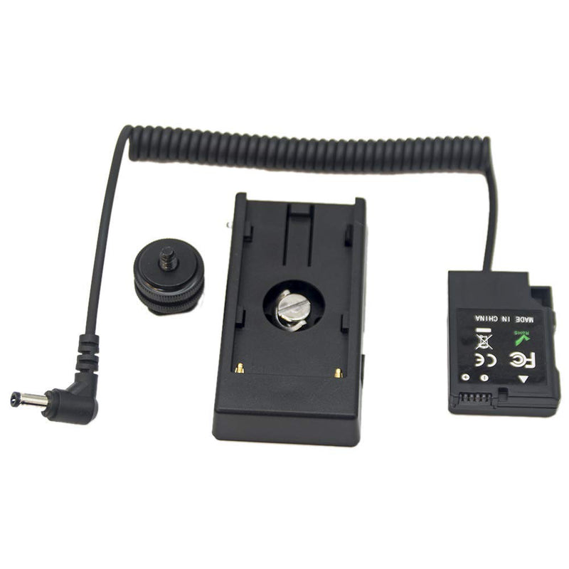 Foto4easy EN-EL14 Dummy Battery with NP-F970 F550 F750 Battery Mount Plate Adapter for Nikon D5600 D5500 D5300 D5200 D5100 D3300 D3400 D3200 D3100 P7800 P7700 P7100 P7000