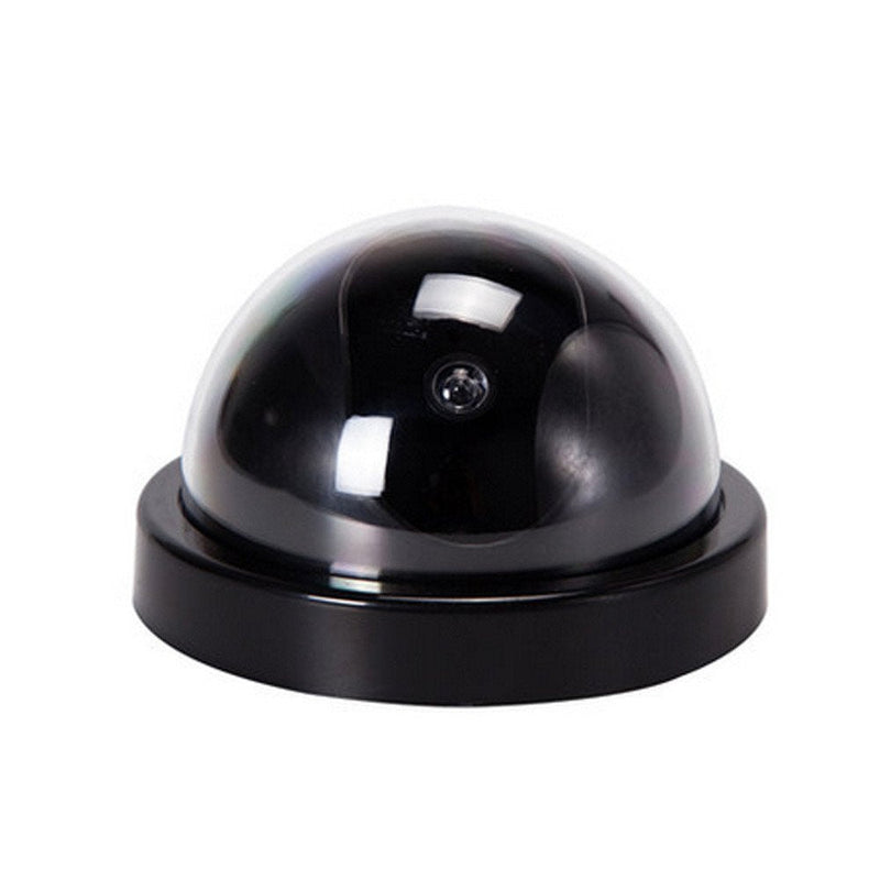 Etopars Black Dome Fake Dummy Security CCTV Camera Waterproof IR LED Flashing Red Light Outdoor Indoor Surveillance