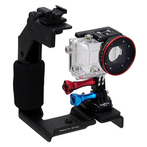 [AUSTRALIA] - Fotodiox GoTough Grip Metal Camera Light Bracket with Action Grip for Gopro Hero2, Hero3/3+ and Hero4 Cameras and All GoPro Adapter Mounts 