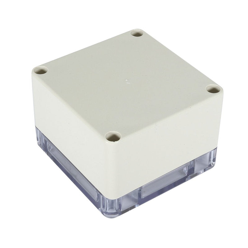 [AUSTRALIA] - Awclub ABS Plastic Junction Box, Dustproof Waterproof IP65 Electrical Box - Universal Project Enclosure Grey, with PC Transparent/Clear Cover 3.3"x3.2"x2.2"(83mm x 81mm x 56mm) 3.3"x3.2"x2.2" 