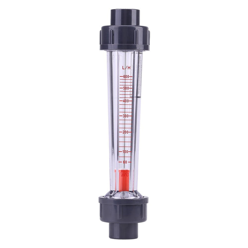 60-600L/H Rotameter Plastic Tube Type Instantaneous Liquid Water Flow Meter DN15 LZS-15 Oxygen Air Flow Meter Gas Flowmeter for Oxygen Air Gas Conectrator