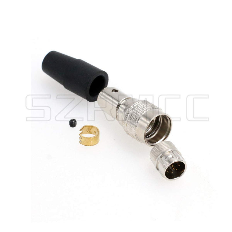 SZRMCC HR10A-10P-10P 10 Pin Male Push-Pull Self-Locking Connector Plug for Industrial Camera