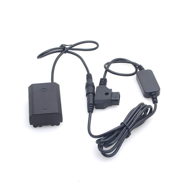 Fotga Power Adapter Cable for D-Tap Connector to Dummy Battery NP-FZ100 for Sony A6600 A7III A7RIII A7SIII A7RM4 A9 ILCE-9 II A7C Camera