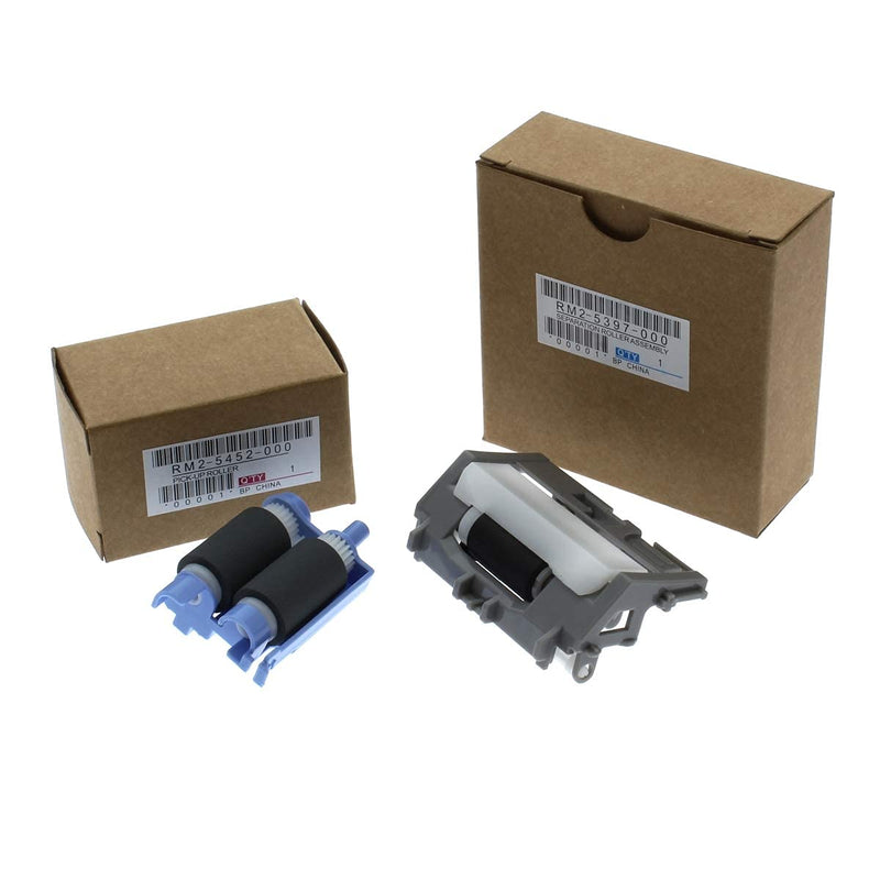 PrinterParts4You HP Roller Replacement Kit - Maintenance Set for Tray 2 Rollers for Laserjet Pro (M402n, M402dn, M402dw, and More) - Separation Roller (RM2-5397) and Pickup Assembly (RM2-5452)