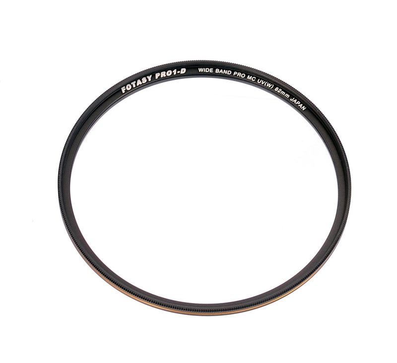 Fotasy 82mm Ultra Slim UV Protection Lens Filter, Nano Coatings MRC Multi Resistant Coating Oil Water Scratch, 16 Layers Multicoated 82mm UV Filter Black