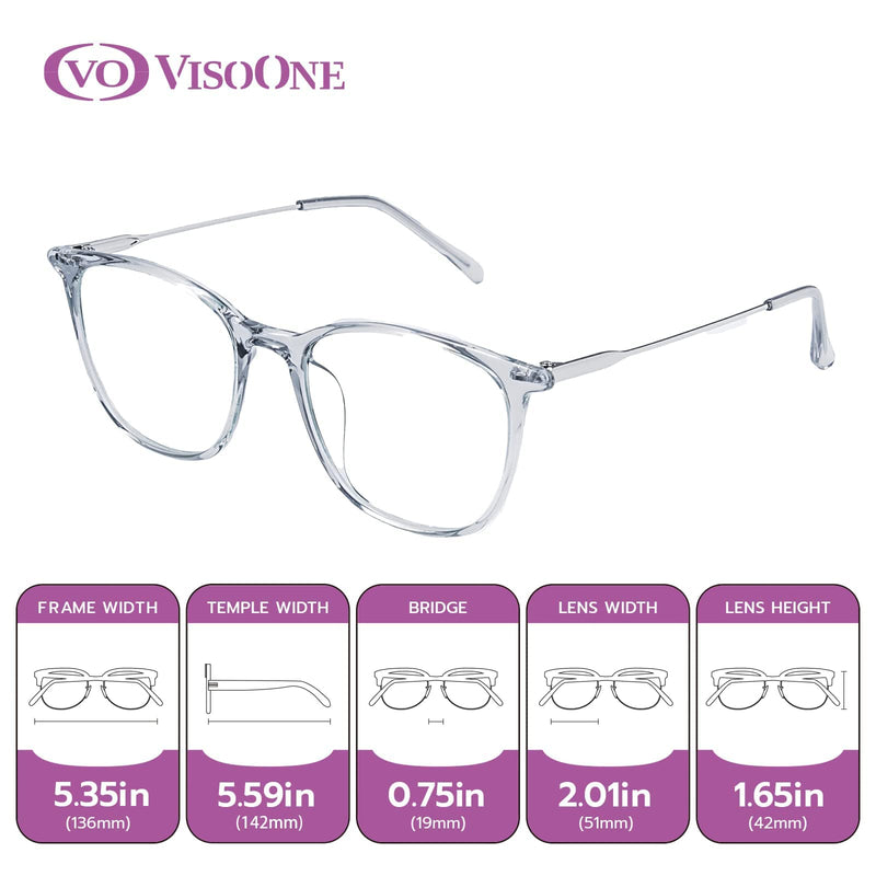 Fashion Cat Eye Blue Light Blocking Glasses Cute Light Glasses Colorful Frame Women Men Gael Grey