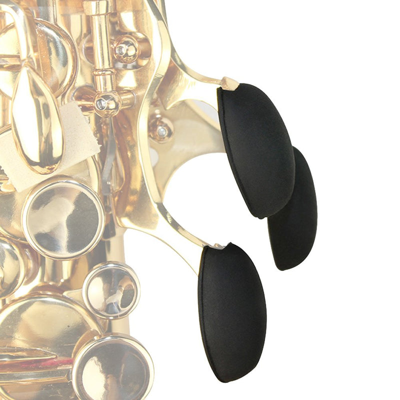 Vbestlife Sax Thumb Finger Rest, 3Pcs/Set Saxophone Palm Key Pads Cushions for Soprano Alto Tenor Sax Wind Instruments