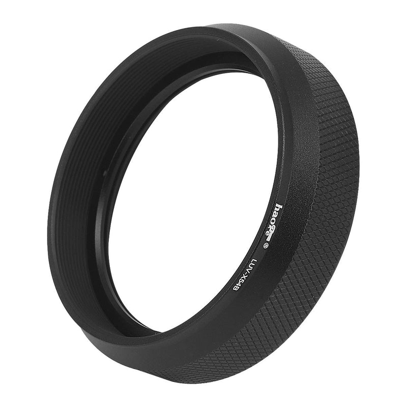 Haoge LUV-X54B Metal Lens Hood with MC UV Protection Multicoated Ultraviolet Lens Filter for Fujifilm Fuji X100V Camera Black