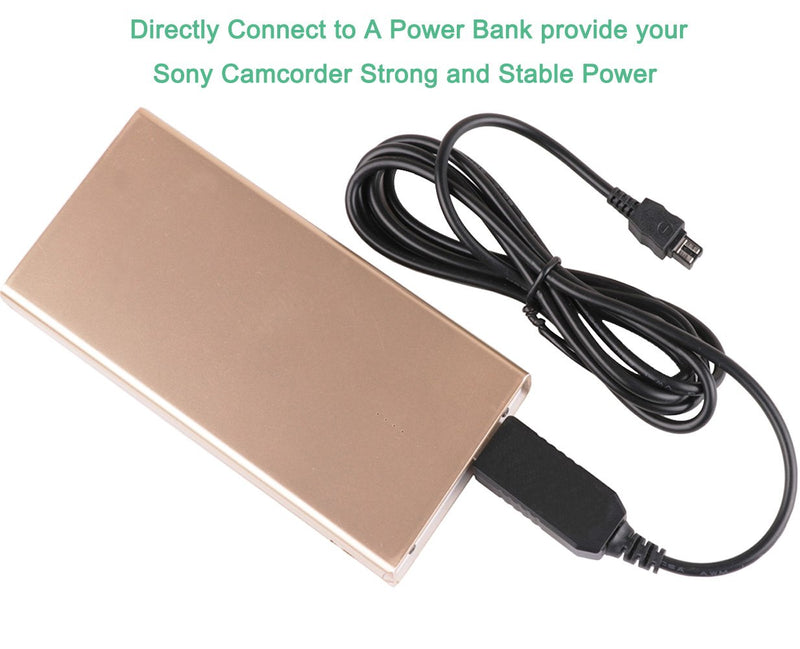 CCYC AC DC Power Adapter Charger for Sony AC-L25, AC-L25A, AC-L25B, AC-L25C, AC-L200, AC-L200C, AC-L200B, AC-L200D, Handycam DCR-DVD7, DVD108, DVD203, HDR-CX550V, DSC-HX100V More Camcorders