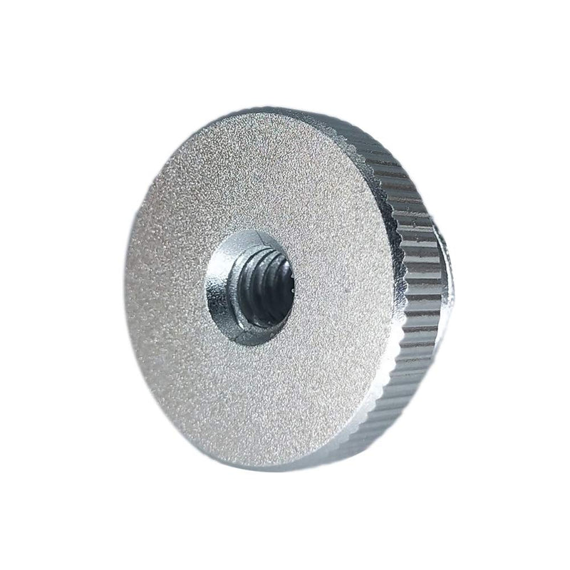 5/8"-11 Male to 1/4"-20 Female Threaded Screw Adapter for Tripod Laser Level Adapter (Silver) Silver