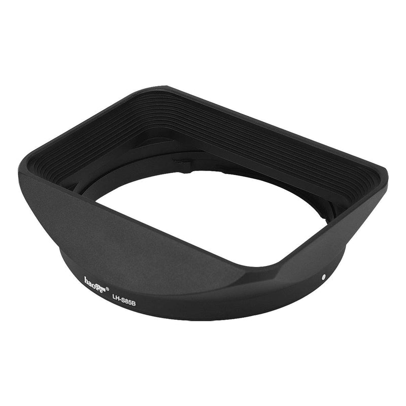 Haoge LH-S85B Bayonet Square Metal Lens Hood Shade with Cap for Sony FE 85mm F1.8 SEL85F18 and E 16-55mm F2.8 G SEL1655G Lens