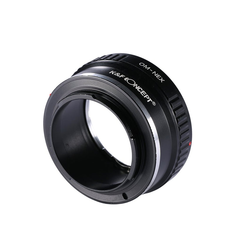 K&F Concept Lens Mount Adapter, Olympus OM Lens to Sony NEX (E-Mount) Camera Body, for NEX-3, NEX-3N, NEX-5, NEX-5R, NEX-6, NEX-7 OM-NEX