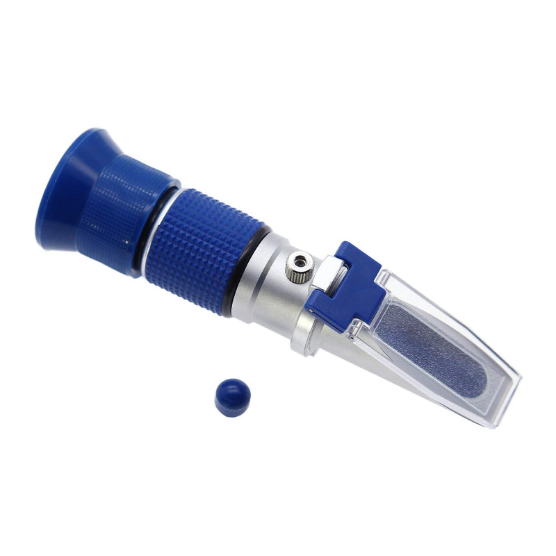 AMTAST Brix Refractometer Hydrometer 0-90% Range with ATC Refractometer for Liquid Fruit Canned Food Sugar Content Test