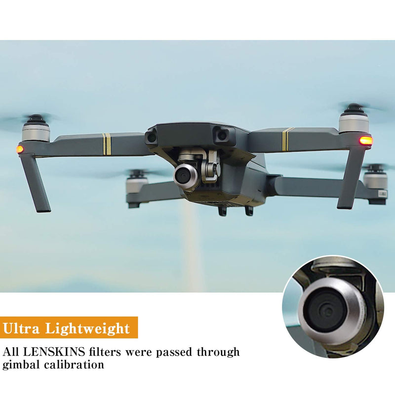 [AUSTRALIA] - LENSKINS MRC ND Filter 3-Pack (ND8/ND16/ND32) Snug Fit for DJI Mavic Pro/Platinum Drone Quadcopter, AGC Optical Glass, Multi Coated, DJI Lens Kit Neutral Density Filter Set 