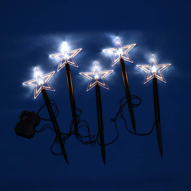 OSALADI Garden Stake Light Acrylic Without Batteries Christmas Light Ground Plug Lamp Garden Stake Light for Outdoor 1pc