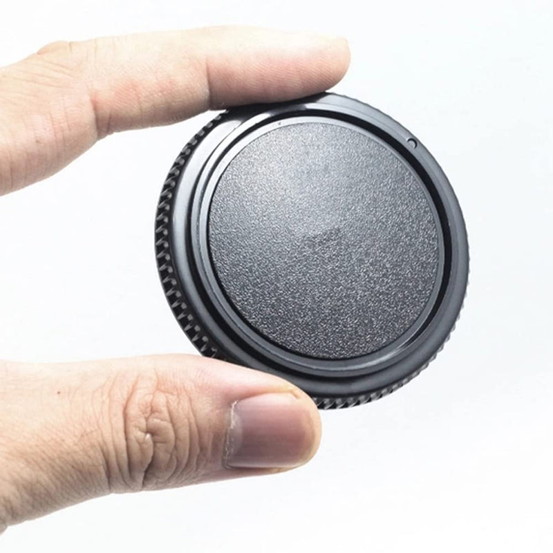 FANZR Rear Lens Cap & Body Cap Set Compatible with Canon FD Mount Lens & FL Mount Lens w/Canon AE-1P F-1 AV-1 A-1 AE-1 T-80 Camera (2 Pack)