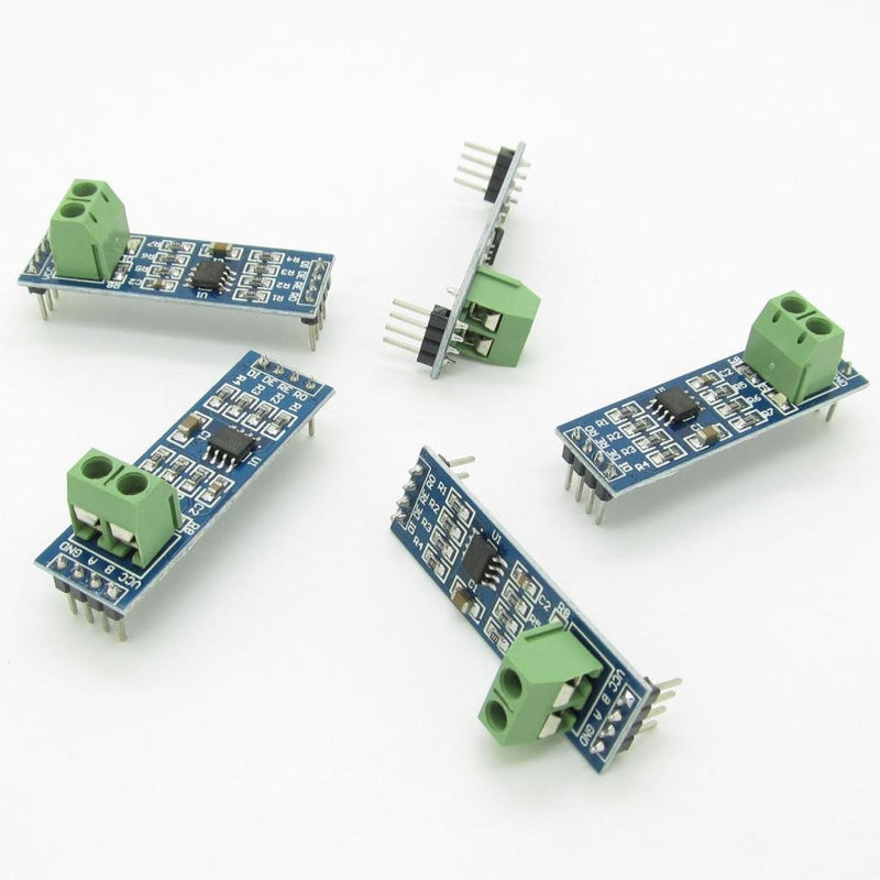 Max485 Chip RS-485 Module TTL to RS-485 Module Raspberry Pi Pack of 5