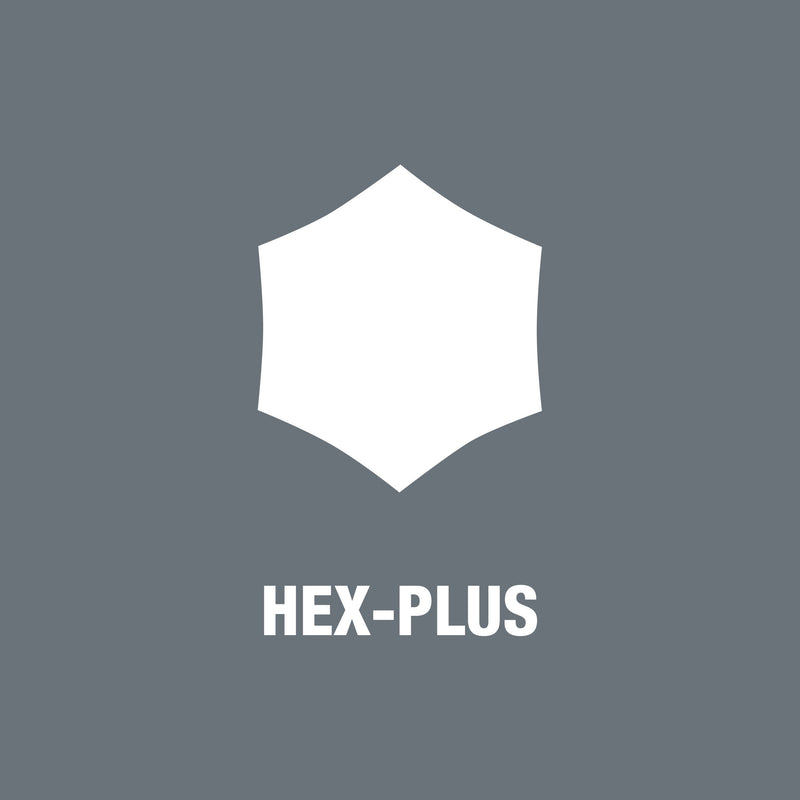 Wera Kraftform Plus 354 Hex-Plus 3mm Hexagon Professional Screwdriver, 3" Shaft Length,5023110001