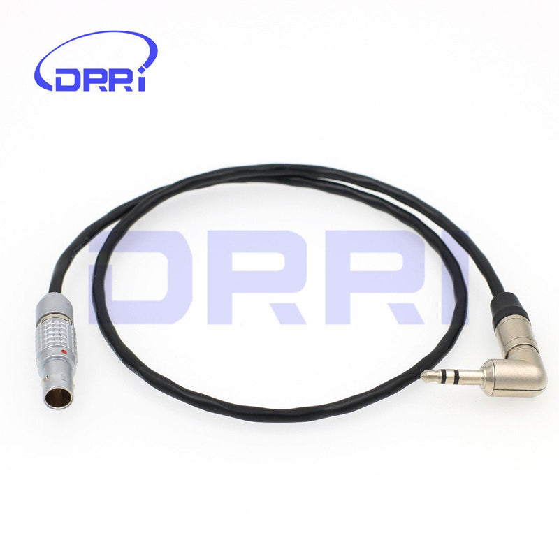 DRRI 3.5mm Neutrik Jack to 5 Pin Tentacle Sync Easync Timecode Cable Straight 5Pin cable