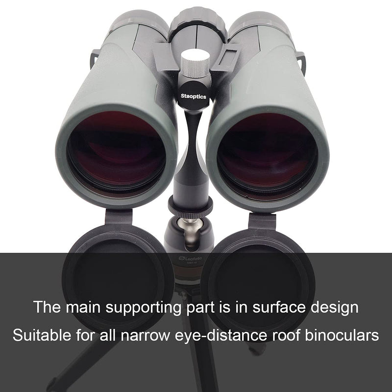 Staoptics Binocular Tirpod Adapter Quick Release 1/4-20Inch Threading Detachable Universal Mount Accessories for 8x40 8x42 10x50 10x56 12x50 12x60 15x60 15x70 25x70 etc Roof and Porro Zoom Binoculars Connection Screws X2