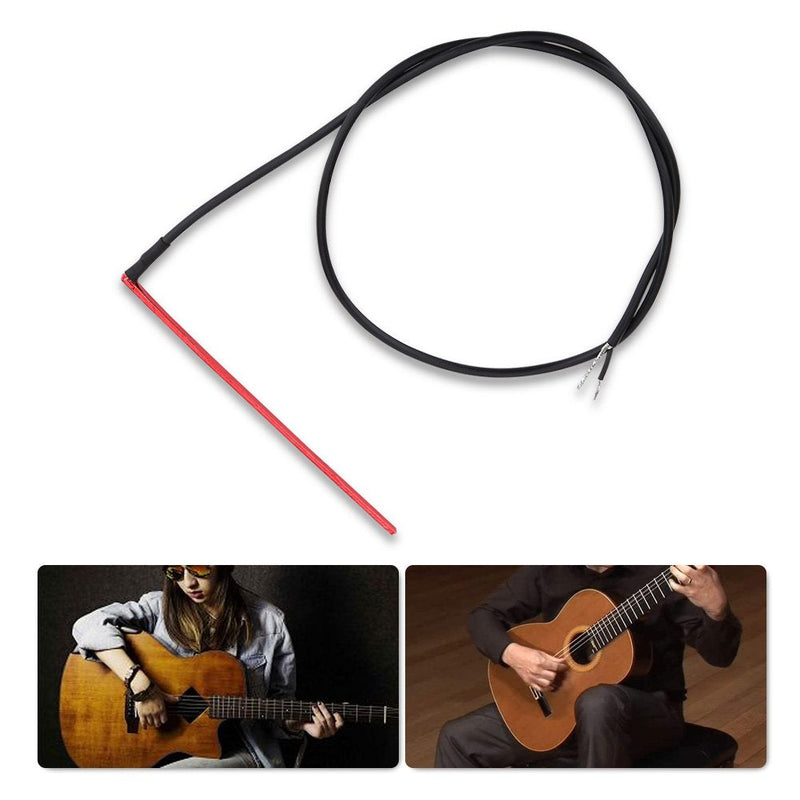 Alomejor Guitar Piezo Pickup 1Pc Sensitive Under-Saddle Piezo Bridge Pickup for Folk and Classic Guitar