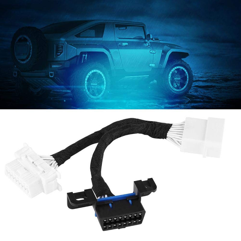 OBD2 Extension Cable, Universal OBD2 16Pin Male to Dual Female Extension Cable OBD2 Splitter Adapter Cable Y Cable