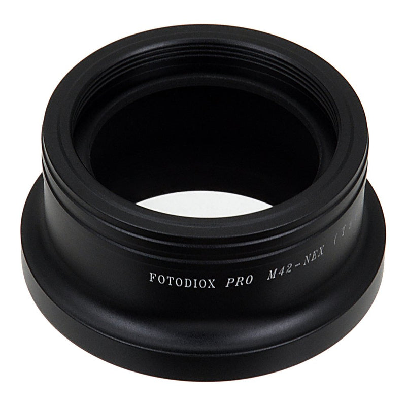 Fotodiox Pro Lens Mount Adapter, M42 Screw Mount Lenses (42mm x1 thread mount) to Sony E-Mount Mirrorless Camera Adapter - for Sony Alpha E-mount Camera Bodies (APS-C & Full Frame such as NEX-5, NEX-7, a7, a7II) M42 V2