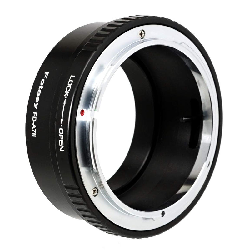 Fotasy Canon FD Lens to Sony FE Mount Adapter, FD to FE Mount, E Mount Lens Adapter to FD, fits Sony a7 II a7 III a7R a7R II a7R III a7S a7S II a7S III a7R IV a9 a9 II a6600 a6500 a6400 a6300 a6100