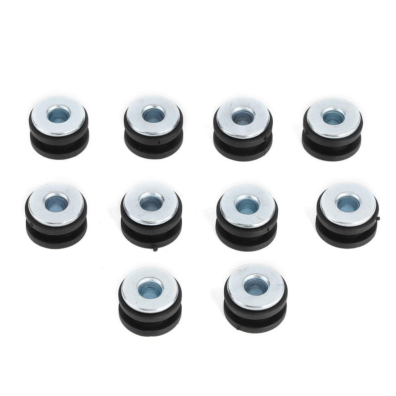 Motorcycle Rubber Grommets, Motorcycle Rubber + Steel Grommets Kit Replacement Accessories Motorcycle Grommets Kit for Fairings Cowling rubber grommet selection